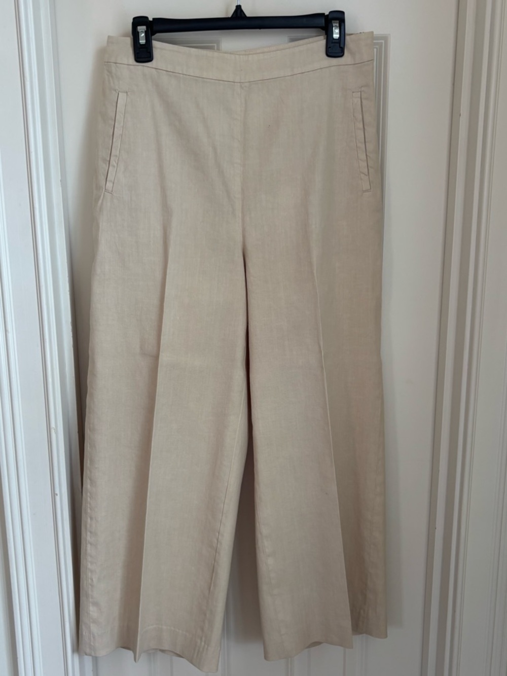 Ann Mashburn Hutton Pant in Khaki Cotton/Elastane